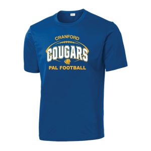 Cranford PAL Football Wicking Short Sleeve Tee