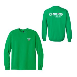 Cranford St. Pat’s Day Left Chest Long Sleeve Tee