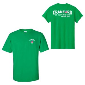 Cranford St. Pat’s Day Left Chest Short Sleeve Tee