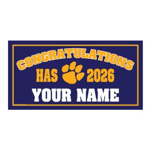 Hillside Ave. School Graduate Lawn Sign