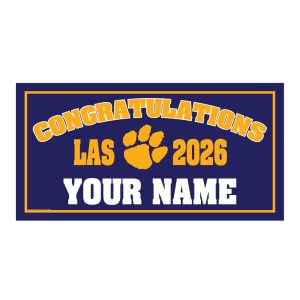 Livingston Ave. School Graduate Lawn Sign