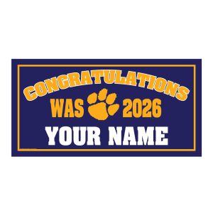 Walnut Ave. School Graduate Lawn Sign